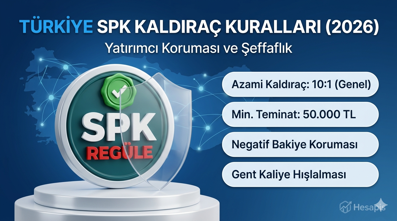 Türkiye SPK kaldıraç düzenlemeleri 2026 kuralları tablosu