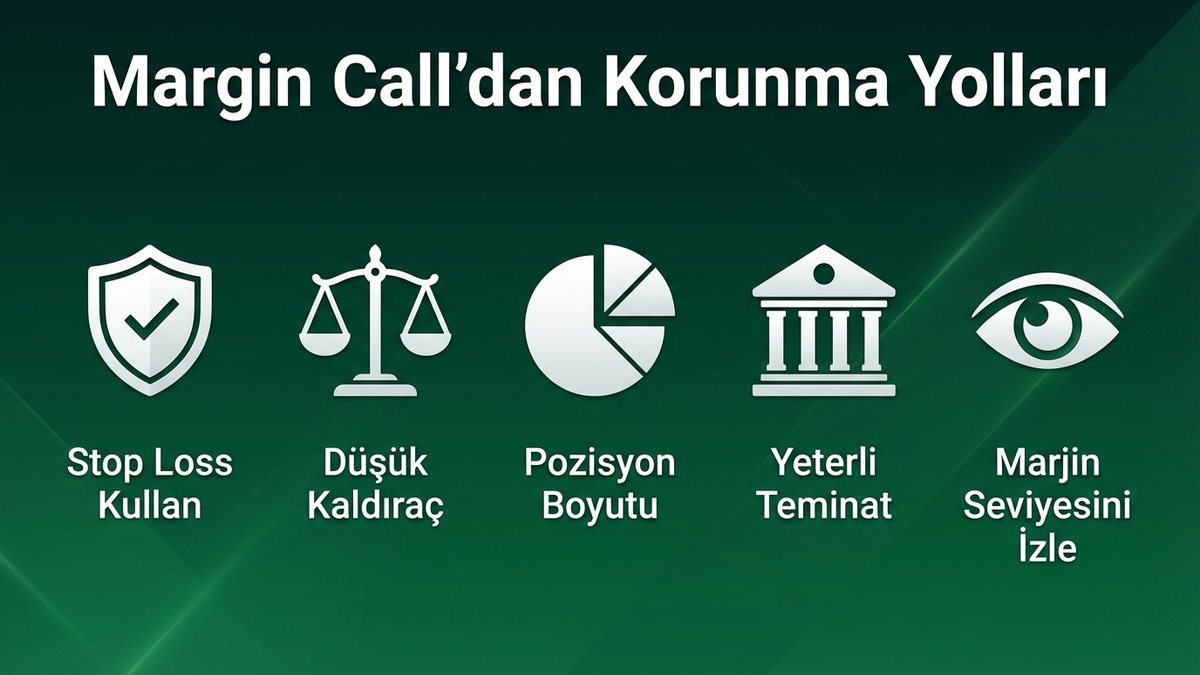 Margin call korunma yolları - 5 temel strateji