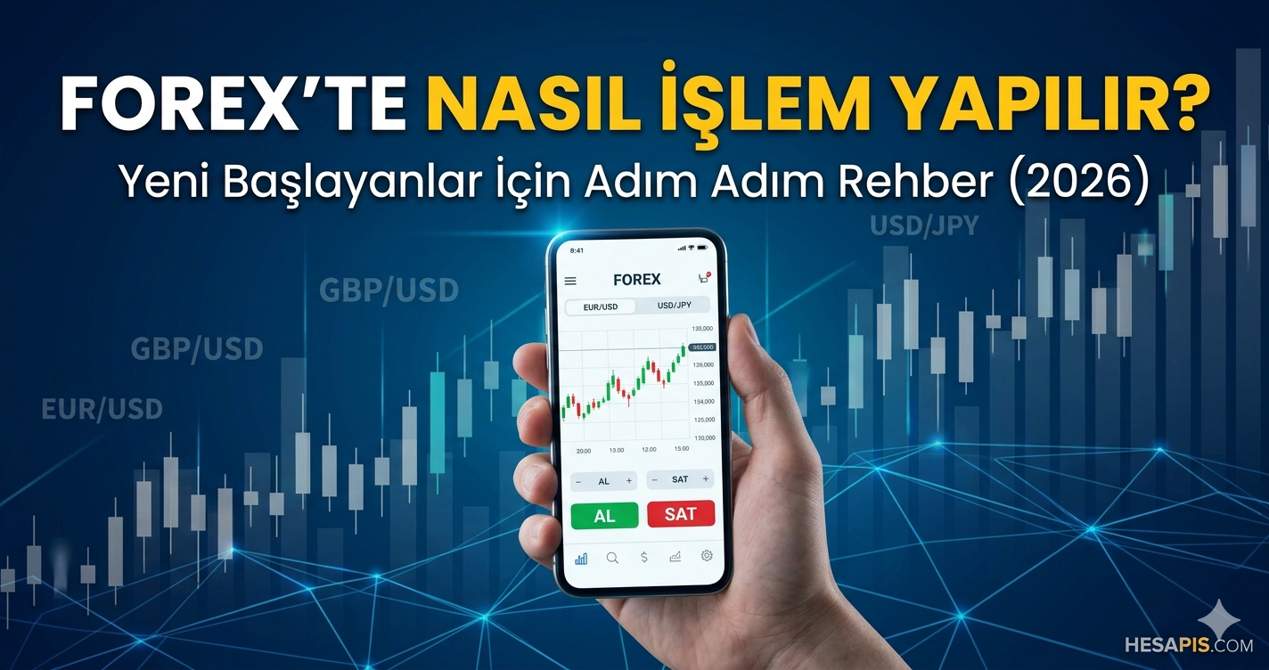 Forex'te Nasıl İşlem Yapılır? Yeni Başlayanlar İçin Adım Adım Rehber