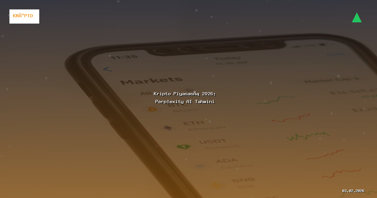Kripto Piyasası 2026: Perplexity AI Tahmini