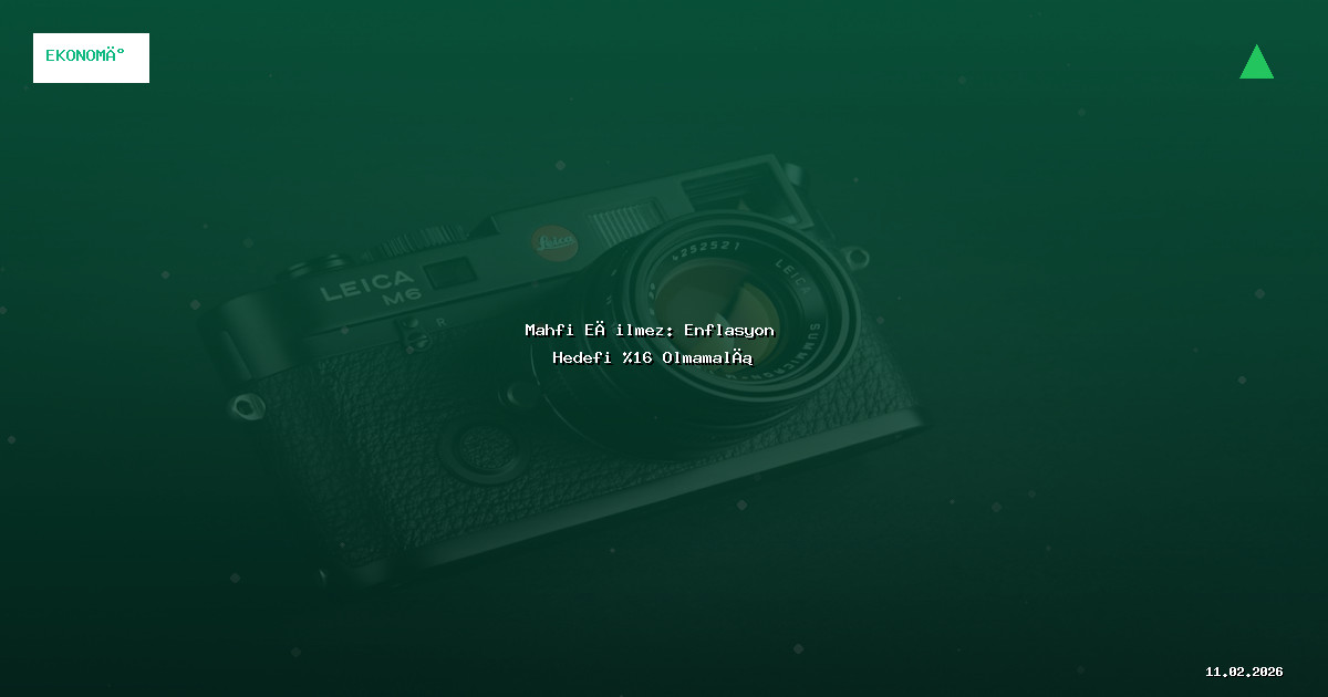 Mahfi Eğilmez: Enflasyon Hedefi %16 Olmamalı